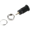 Hirschmann Test & Measurement バナナプラグ 真鍮 32mm 黒 Hirschmann Test & Measurement
