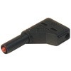 Hirschmann Test & Measurement バナナプラグ ベリリウム銅(ばね)、黄銅(ピン) 46.3mm 黒 Hirschmann Test & Measurement