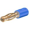 マルチコンタクト テストアダプタ， 4mm プラグ， 2mm ソケット， 青 24.0106-23 MULTI-CONTACT