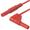 Hirschmann Test & Measurement テストリード線 1000V ac/dc， 赤， 1m(934182101) Hirschmann Test & Measurement