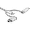LTCUB2MGR USB�ڑ��}���`�[�d�P�[�u�� Lightning/USB Type-C/Micro-USB�Ή� StarTech.com 54874147