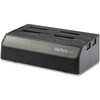 HDD/SSDスタンド/USB 3.1接続/4ベイ/2.5/3.5型 SATA3.0/USB-A/Cケーブル&ACアダプター付属 StarTech.com