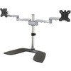 ARMDUOVS 液晶モニタースタンド 上下2面 アルミ製 最大27インチVESA