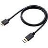 DH-AMB3N10BK USBケーブル マイクロB-A 3.0 ブラック エレコム 54928519