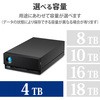 STHS4000800 HDD (�n�[�h�f�B�X�N) �O�t�� LaCie 1big Dock Thunderbolt3 �~2 USB-A�~1 DisplayPort1.4�|�[�g�~1 SD�J�[�h�~1 �yWindows Mac�z�Ή� LaCie(���V�[) 54930357