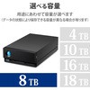 STHS8000800 HDD (�n�[�h�f�B�X�N) �O�t�� LaCie 1big Dock Thunderbolt3 �~2 USB-A�~1 DisplayPort1.4�|�[�g�~1 SD�J�[�h�~1 �yWindows Mac�z�Ή� LaCie(���V�[) 54930366