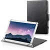 TB-10HBGLBK タブレット汎用ブックタイプケース/ハンドベルト/ソフトレザー/8.5～10.5inch エレコム 54930488