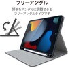 TB-A19RSABK iPad 10.2インチ 第9/8/7世代 (2021/2020/2019年) ケース カバー 手帳型 フラップ ソフトレザー ApplePencil収納 スリープ対応 マグネット エレコム 54930594