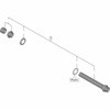 FH-R7070 ハブ軸組立品 玉間142mm SHIMANO(シマノ)