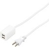 H72012UWH USB�^�b�v2�|�[�g2�D4A �z���C�g YAZAWA(���U���R�[�|���[�V����) 55001504