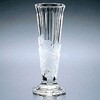 クリスタル花器 蘭柄一輪挿し アデリア(石塚硝子)