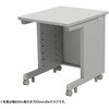 ED-SK6060GY デスク_eシリーズ/ライトグレー×ライトグレー サンワサプライ 55028324