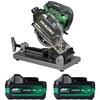 36V コードレスチップソーカッタ切断機 電池2個付き仕様 HiKOKI(日立工機)