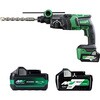 18V コードレスハンマドリル 電池3個付き仕様 HiKOKI(日立工機)