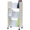 木製ファイルワゴン(3段) 林製作所