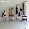 LTHS-2(LGY) バスケットトローリー ハンガーラック キャスター付き レギュラー/スリム YAMAZEN(山善) 55189577