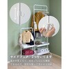 LTHS-2(LGY) バスケットトローリー ハンガーラック キャスター付き レギュラー/スリム YAMAZEN(山善) 55189577