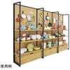 SF壁面有孔パネルタイプ W90×H210cm ブラック 61シリーズ ストア・エキスプレス