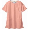 スクラブ レディス 半袖 ピーチ/アメリ ピンク LW603-22シリーズ 住商モンブラン