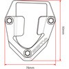 ZE56-6080 サイドスタンドエクステンダー ZETA RACING(ジータレーシング) 55295933