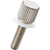 ローレットツマミ Dタイプ/ニッケル/PTFE 廣杉計器