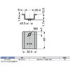 収納フックNF-47D用ブラケット LAMP(スガツネ)