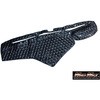HINO 17プロフィア専用 ダッシュマット ダブルステッチ つやありエナメル ブラック/ブラック Luster(ラスター)キルトダッシュマット MAD MAX(マッドマックス)