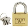 TWE ステンレス吊 南京錠 同番 アイアイ