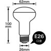 RF100110V38WL レフ電球 長寿命 YAZAWA(ヤザワコーポレーション) 56296598