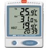 環境管理温・湿度計「熱中症注意」 エンペックス気象計 アナログ温湿度