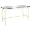 軽量高さ調整作業台(TKK8/耐荷重200kg/ステンレス天板/H800～1000) サカエ