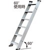 FLW2.0-300 1連はしご FLW2.0 両面使用タイプ 長谷川工業 56579626