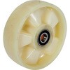 THP10-NHA16050 THP10ー510N、612N、48N用ステアリングホイールアッセンブリーΦ160×50 ベアリング入りナイロンキャスター TRUSCO 57133225