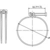 TWB-48A-10 まとめ買い ネジ式ワイヤバンド(SUS430) TRUSCO 57133855