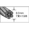 CWS-8S30 ステンレスワイヤーロープ TRUSCO 57224353