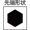 TGBD-25 ボールポイント六角棒グリップドライバー TRUSCO 57227336