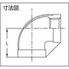 TLL-15A 90°エルボ(ステンレス) TRUSCO 57233934