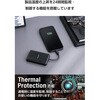 EC-C33BK モバイルバッテリー 5000mAh 小型 USB-Cケーブル一体型 機内持ち込み可 【Type-C端子搭載機器対応】 エレコム 57253047
