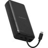 EC-C35BK モバイルバッテリー 大容量 20000mAh USB-Cケーブル一体型 機内持ち込み可 【Type-C端子搭載機器対応】 エレコム 57253065
