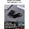 EC-C35BK モバイルバッテリー 大容量 20000mAh USB-Cケーブル一体型 機内持ち込み可 【Type-C端子搭載機器対応】 エレコム 57253065