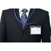 TNH-S-B ストラップ付ホイッスル名札(ソフトタイプ) TRUSCO 57258653