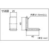 TVL-40-10-GY アングルカバー TRUSCO 57260568