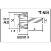 B46-0416 化粧ビス(スチール) TRUSCO 57263903