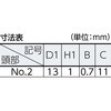 B49-0519 化粧ビス(スチール) TRUSCO 57261986