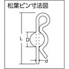 B87-0018 スナップピン・松葉ピン(ステンレス) TRUSCO 57265407