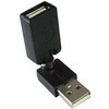 [USB-A オス→メス USB-A]アダプタ GM-UH006B ブラック GROOVY