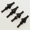 [PCケース用] ファン固定用 防振ゴムブッシュ ソフトタイプ (4個入) MA-023A ブラック アイネックス