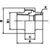 ユニオン ZD(シール材付)継手(SUS) リケン