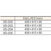 VD203 キャビネット型ツールワゴン緑1000×600×880 TRUSCO 41151354
