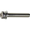 S013-0316 ナベ頭組込ねじ(スチール) ヘキサゴンパック入り TRUSCO 57585607